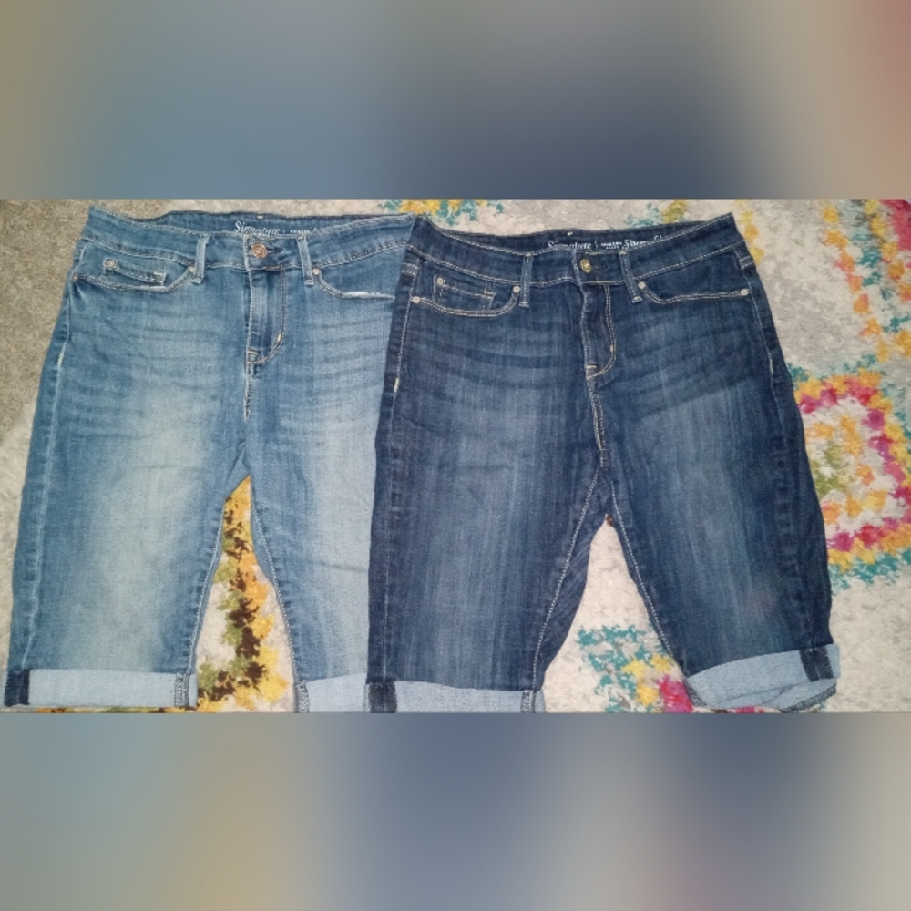 TWO SIGNATURE LEVI SHORTS